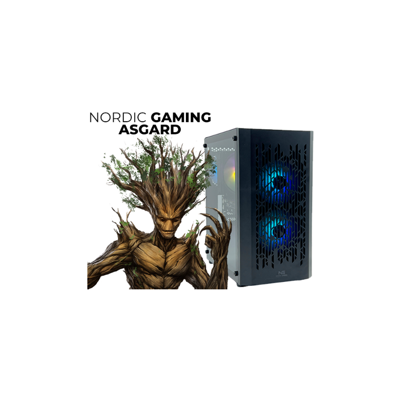 Nordic Gaming Asgard Yggdrasil V4 - AMD Ryzen 5 5600 - 16GB DDR4 - RTX 3050 6GB - 1TB M.2 SSD - 3 års garanti