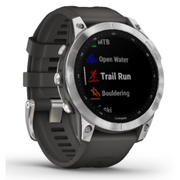 Garmin fenix 7 47 mm Sort Sølv Sportsur