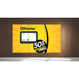 ADisplay Signage PRO 65" 500 nits Android.